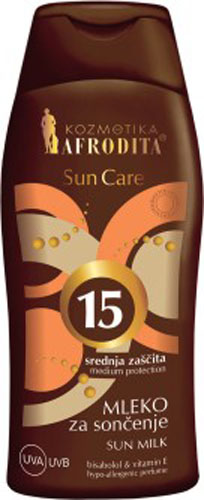 Afrodita Sun Care Mleko za suncanje SFP 15