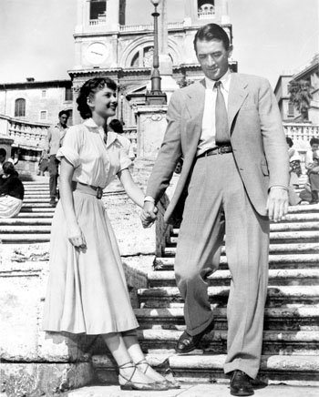 Audrey Hepburn i Gregory Peck