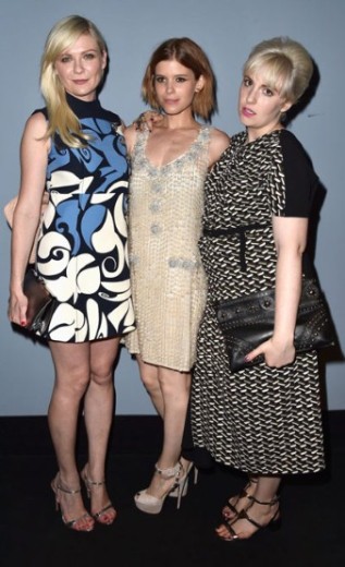 Kirsten Dunst, Kate Mara i Lena Dunham