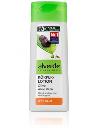 Alverde Organic Olive Aloe Vera body lotion