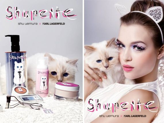 Choupette za Shu Uemura