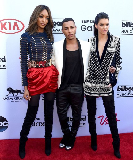 Jourdan Dunn, Olivier Rousteing i Kendall Jenner