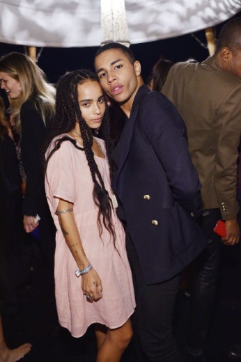 Zoe Kravitz i Olivier Rousteing