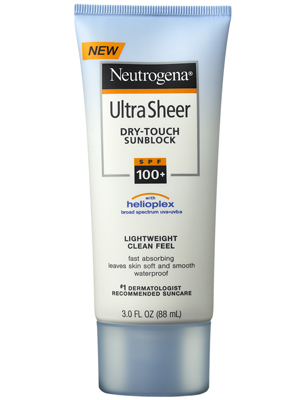 Neutrogena Ultra Sheer Dry-Touch SPF 100+
