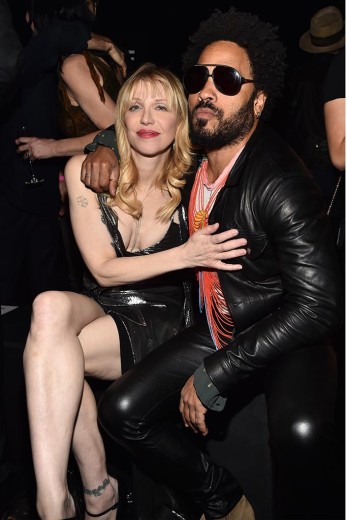 Courtney Love i Lenny Kravitz