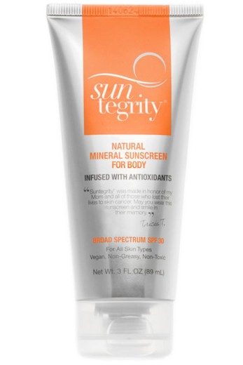 Suntegrity Natural Mineral Sunscreen for Body, Broad Spectrum