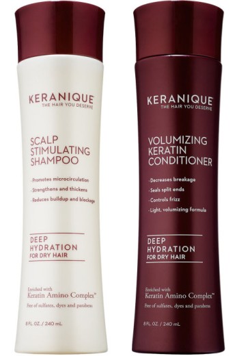 Keranique Stimulating Deep Hydration šampon i regenerator