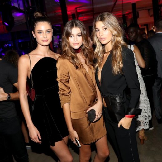 Taylor Hill, Kaia Gerber, Cami Morrone